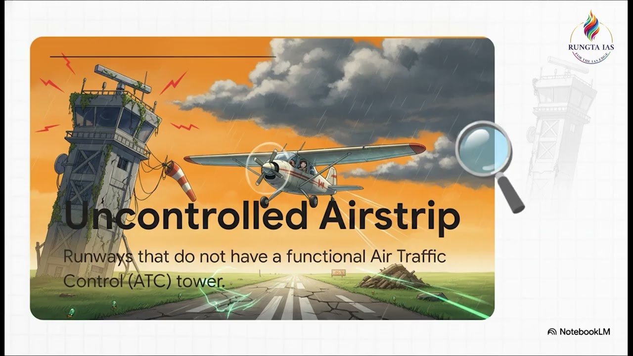 DGCA Safety Alert After Deadly Airstrip Crash! Civil Aviation Explained | Rungta IAS