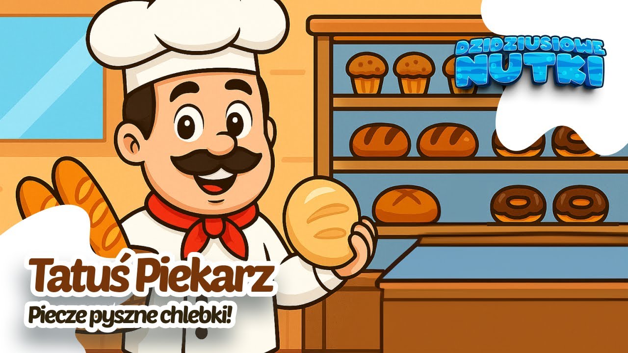 🍞 Tatuś Piekarz – Piecze pyszne chlebki! | Piosenka dla dzieci