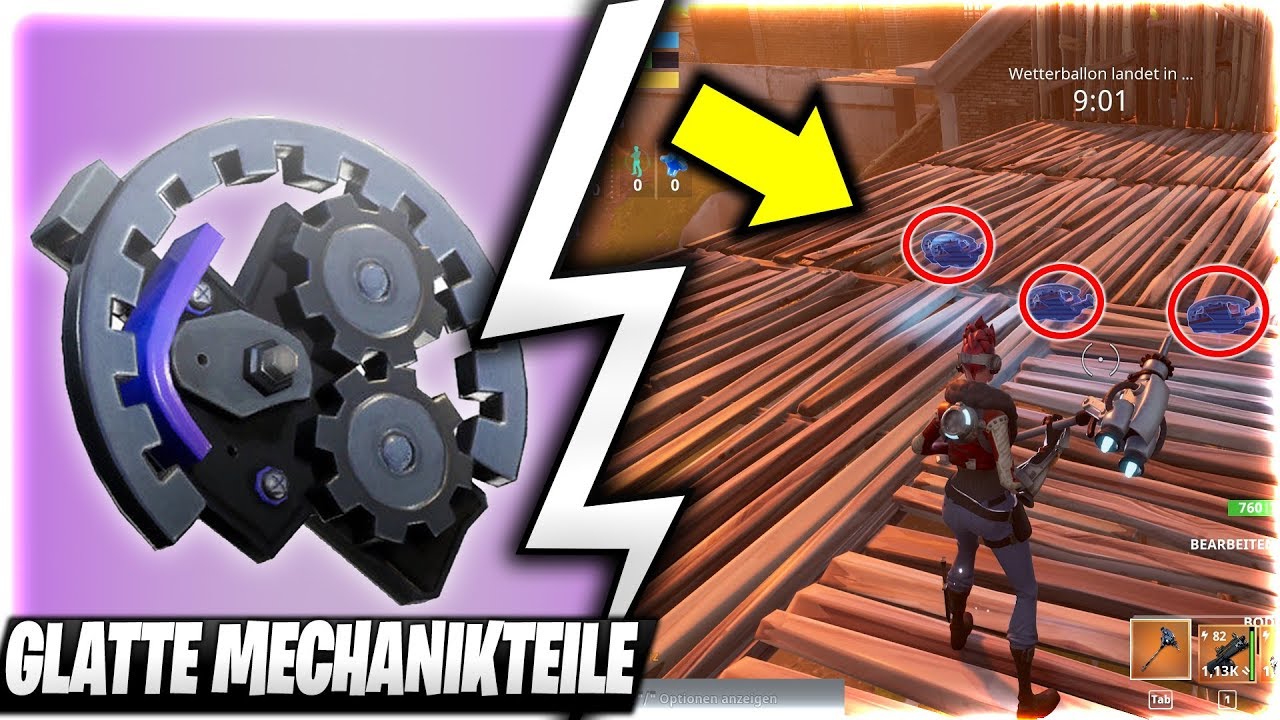 😍 SO FARMST DU GLATTE MECHANIKTEILE! | FORTNITE: RETTE DIE WELT