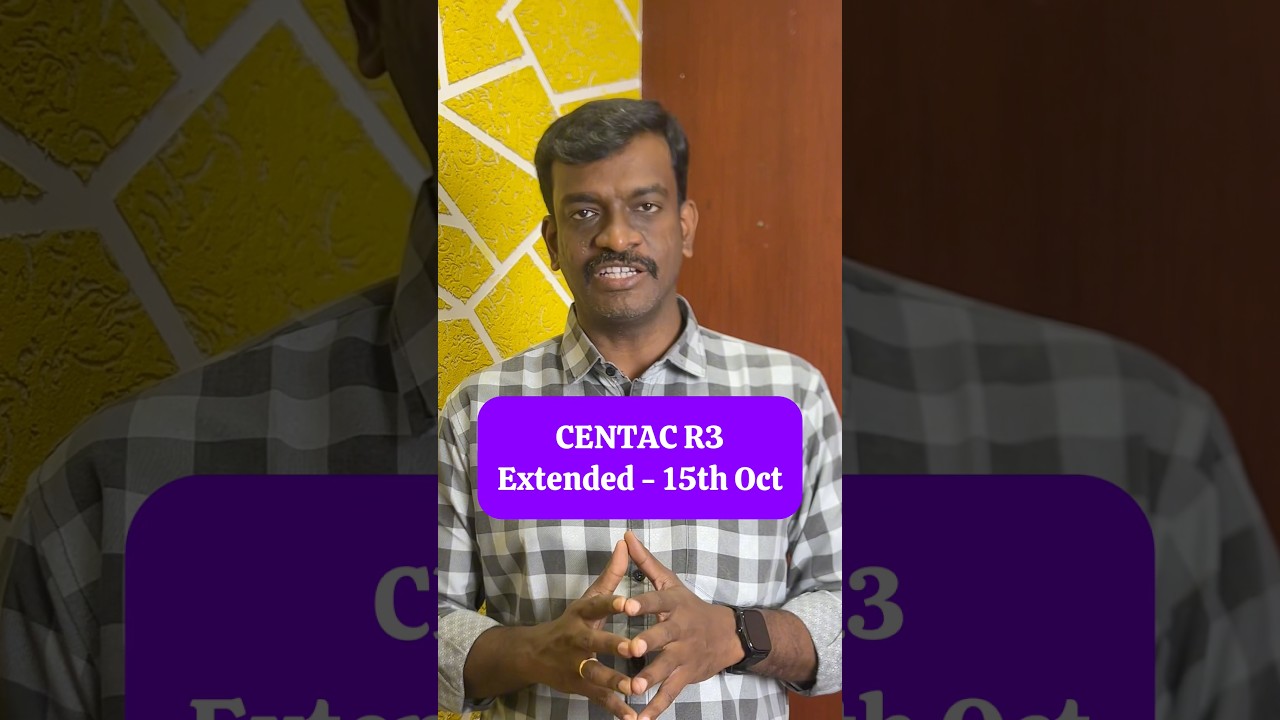CENTAC Round 3 Extended - MCC Counselling Updates - Mizpah Career Academy