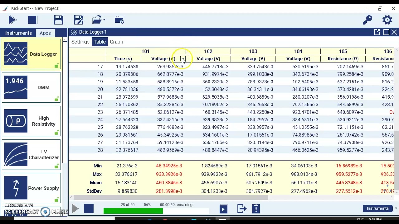 Keithley's Instrument Control Software - Kickstart Demo