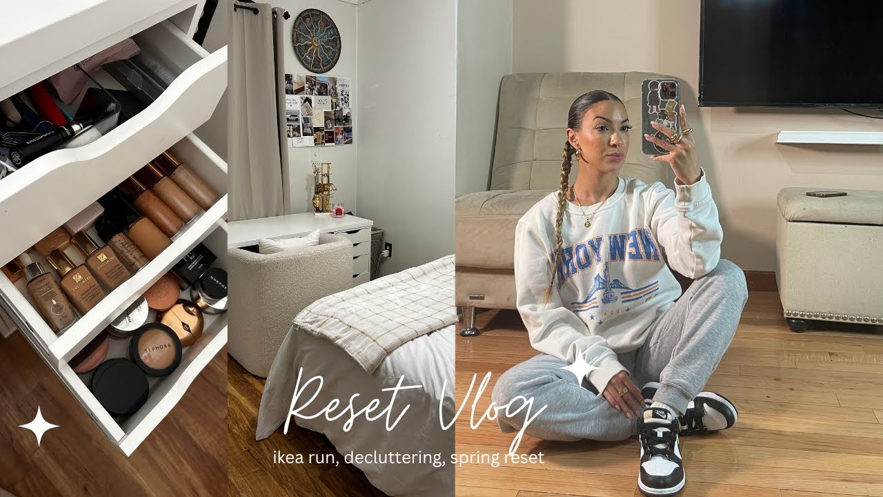 Spring reset | new content setup + decluttering + 2025 goals