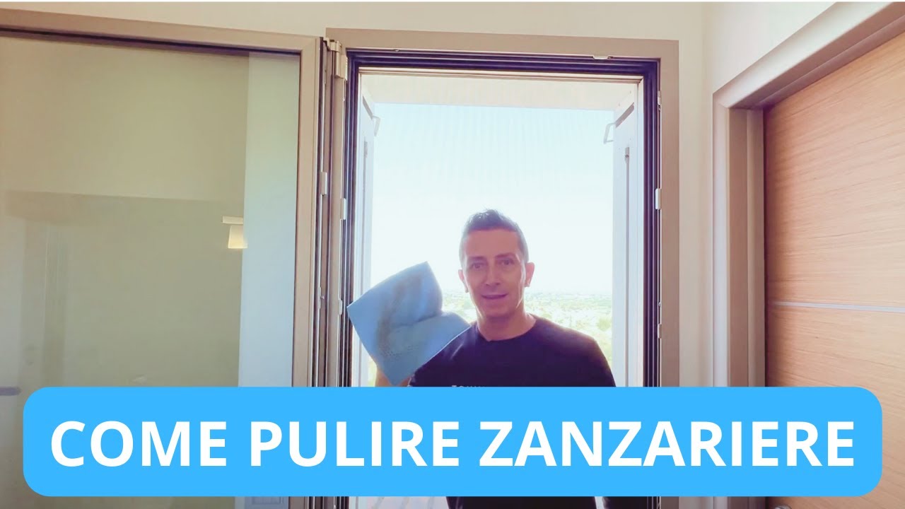 Come pulire le zanzariere
