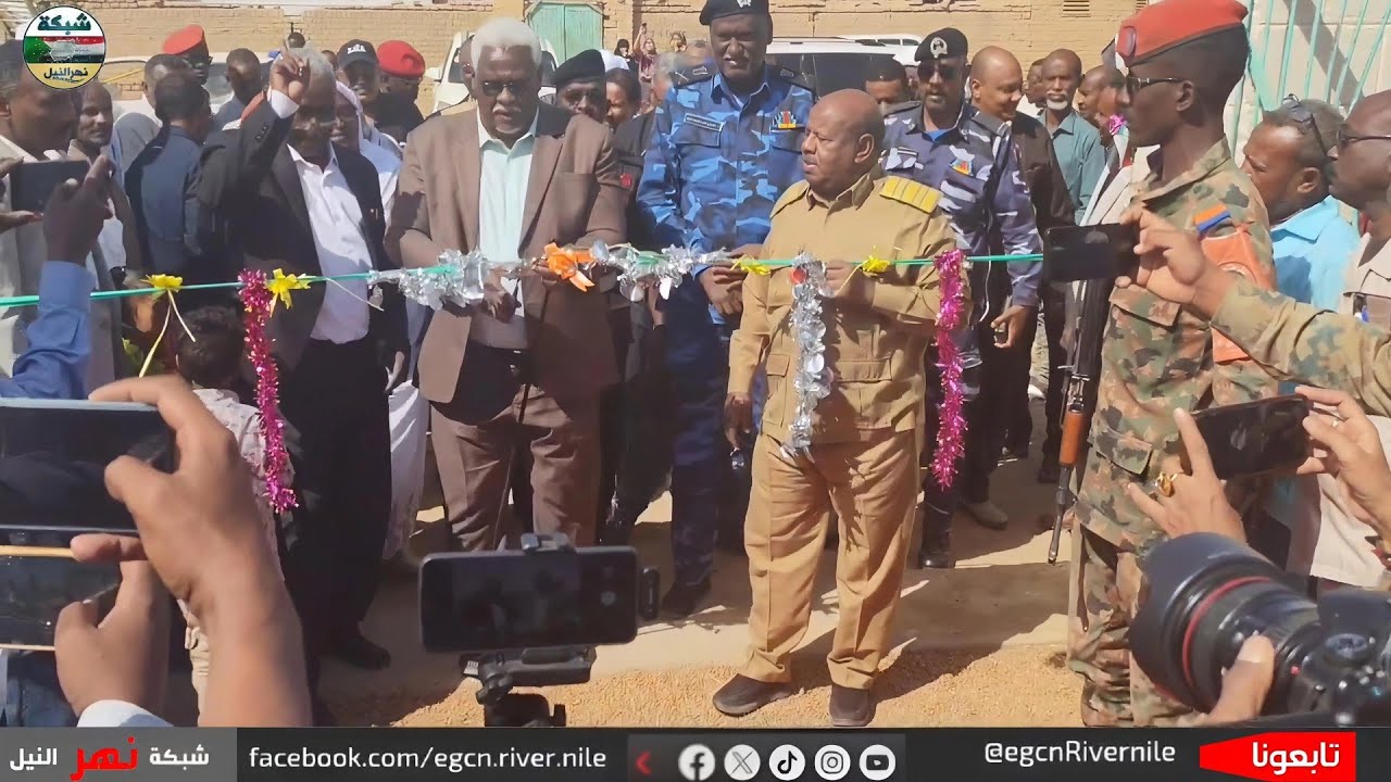 والي نهر النيل يفتتح المعارض المصاحبة لعيد العِلم بمحلية بربر