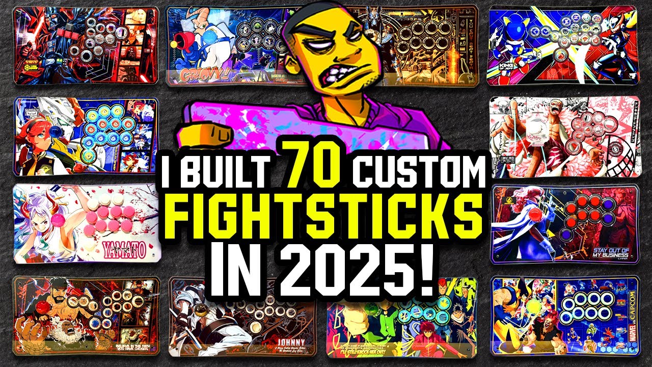 2025 DIY Fightstick Build Commissions Recap • Stream Archive