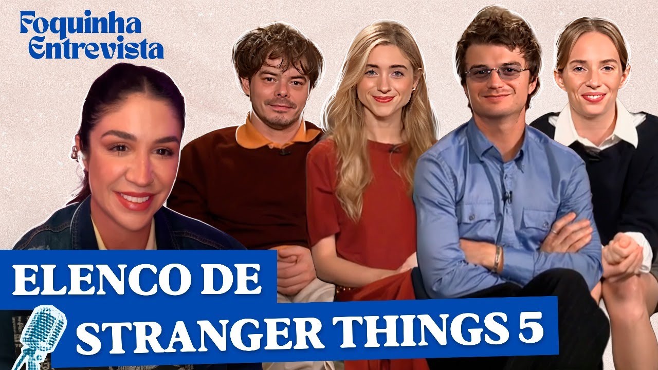 ENTREVISTA: ELENCO DE STRANGER THINGS REVELA BASTIDORES DA &Uacute;LTIMA TEMPORADA | Foquinha