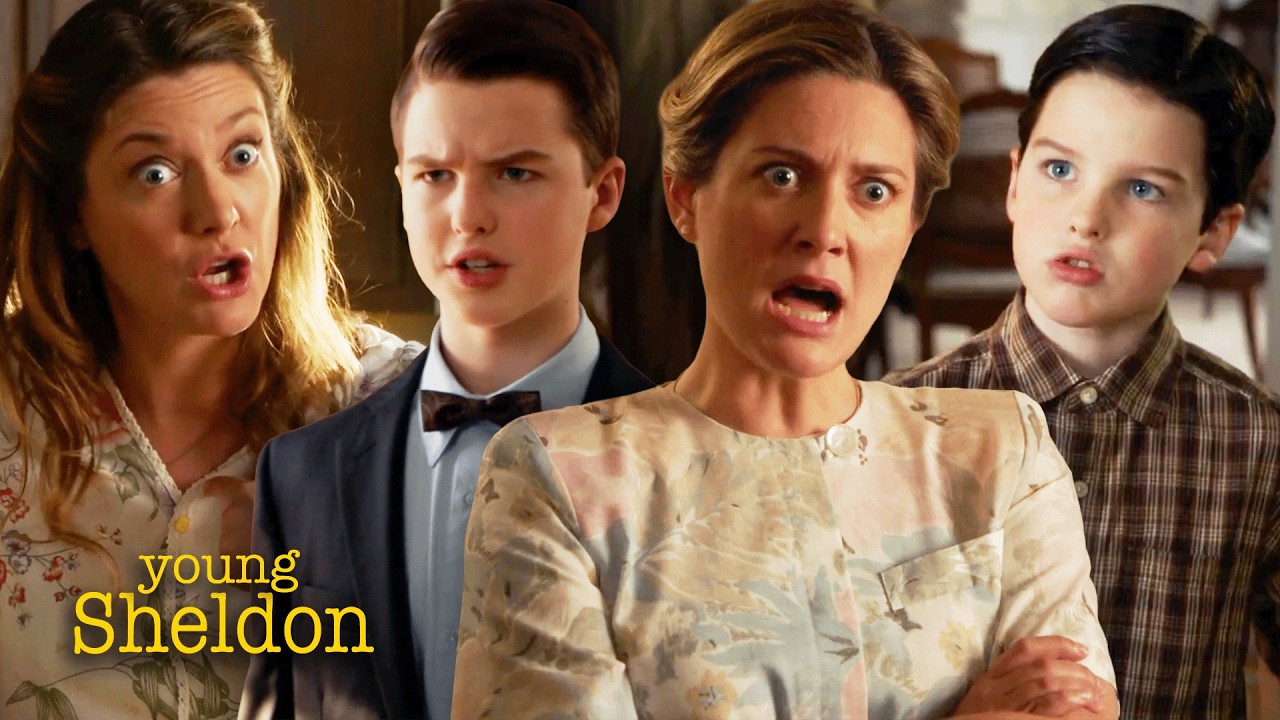 Sheldon and His Mom&rsquo;s Funniest Disagreements | Young Sheldon Compilation