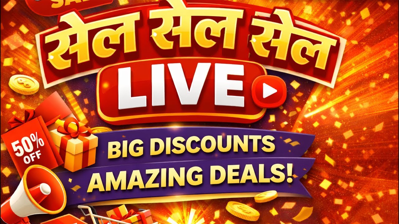 🛍️ Big Discounts Live Sale | Amazing Deals Today