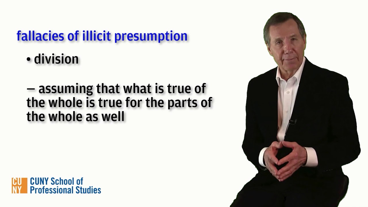Unit 9.3: Fallacies of Illicit Presumption, Part 3