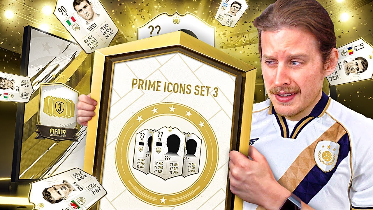 100K PACK! INSANE PRIME ICON PLAYER PICK SET #3! FIFA 19 ULTIMATE TEAM