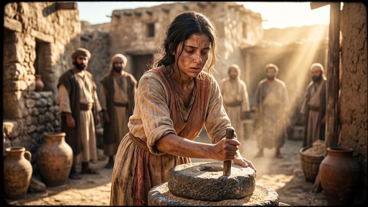 Así era el agotador trabajo diario de una mujer en Galilea en tiempos de Jesús | Reconstrucción IA