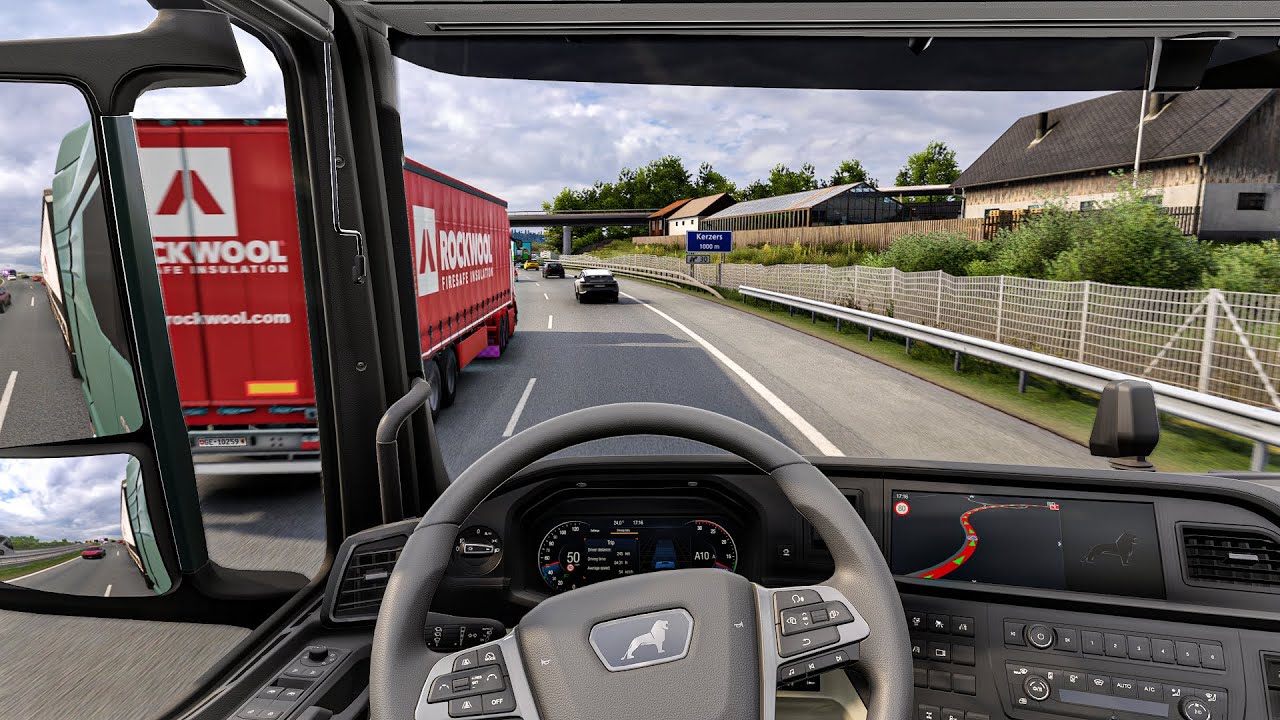 4K Ultra Graphics Euro Truck Simulator 2 Gameplay | Snowymoon Mods | Realistic Driving 2026