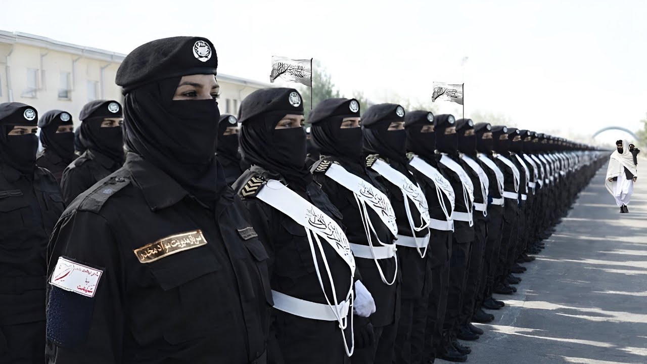 برای اولین بار پوليس های زن جدید در امارت اسلامی مبارزه با مواد Afghan Taliban Islamic Policewoman  