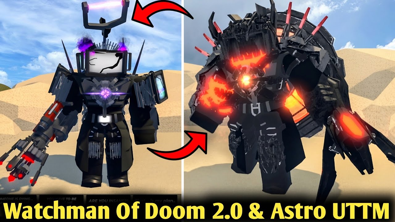 New WATCHMAN OF DOOM 2.0 + New Astro UTTVM & More Morphs Update In Ultra Toilet Roleplay 2 | WOD