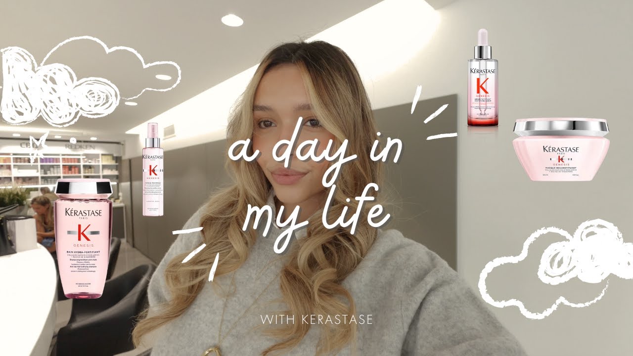 A day in the life | What I do for long and shiny hair; A day at the hairdressers!