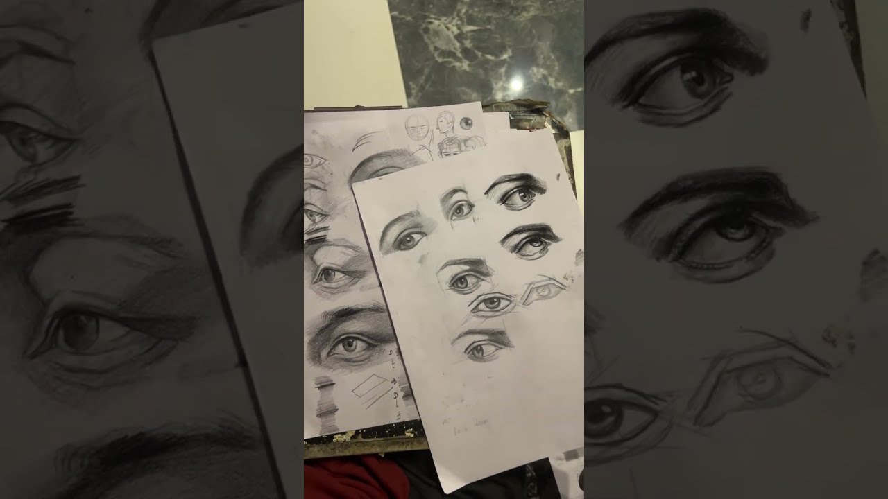 How to draw eyes 