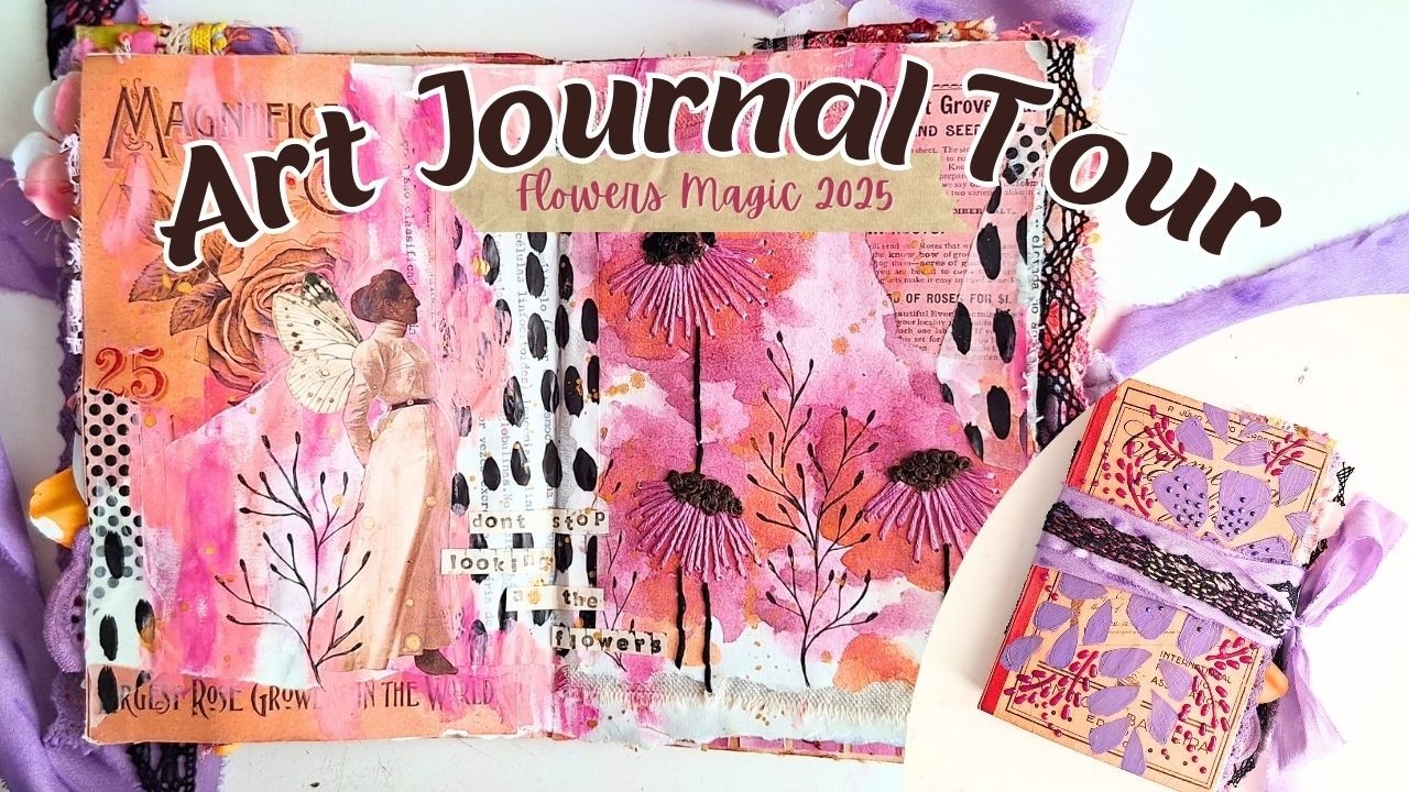 Flipping through my Flowers Magic Journal 2025 | Complete Tour