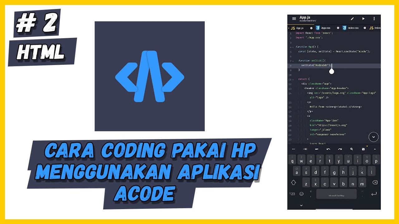 Cara Coding Pakai HP Menggunakan Aplikasi ACODE