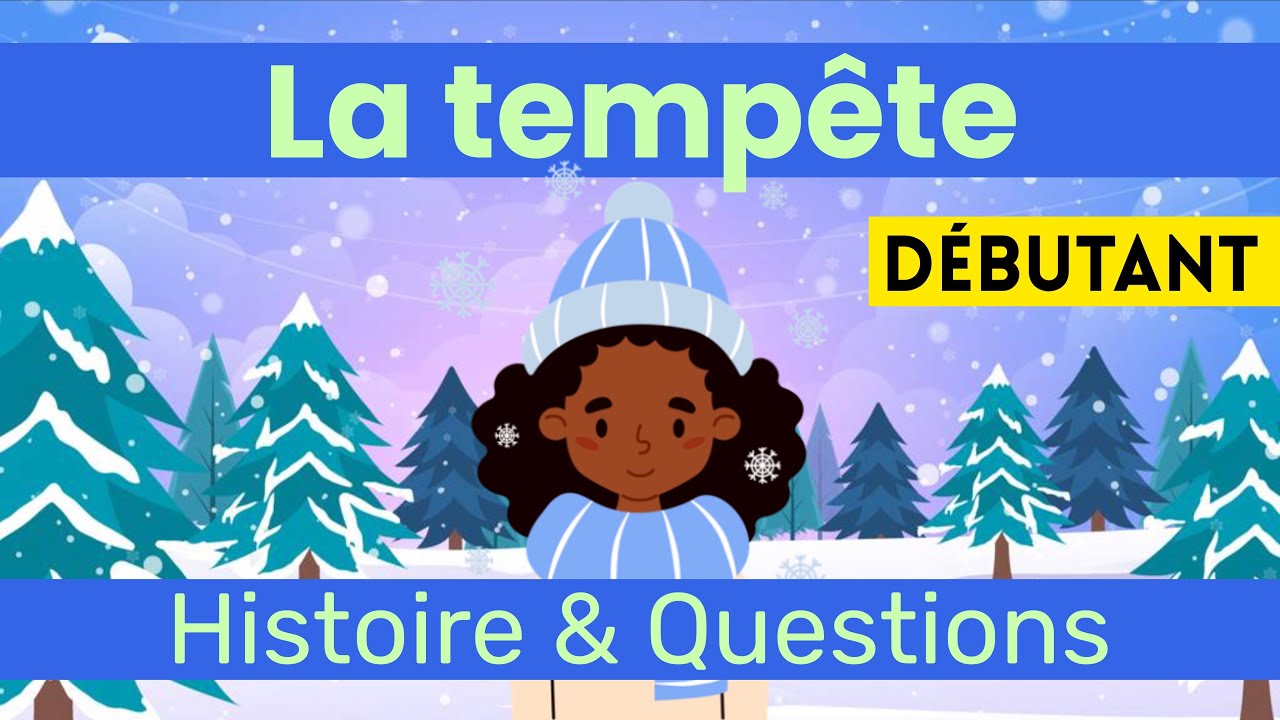 Easy French Listening for Kids | French story, with comprehension questions, for beginners