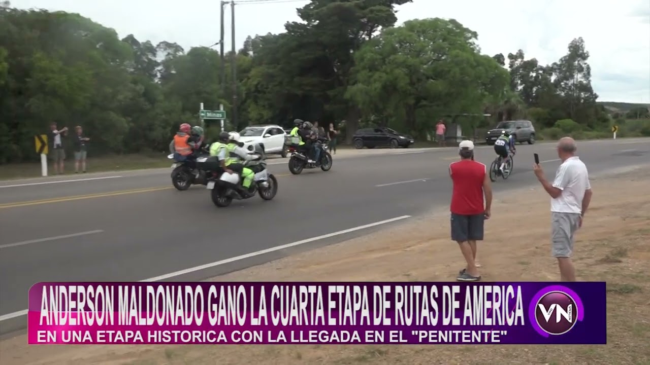 Anderson Maldonado fue el ganador de la cuarta etapa de Rutas de América