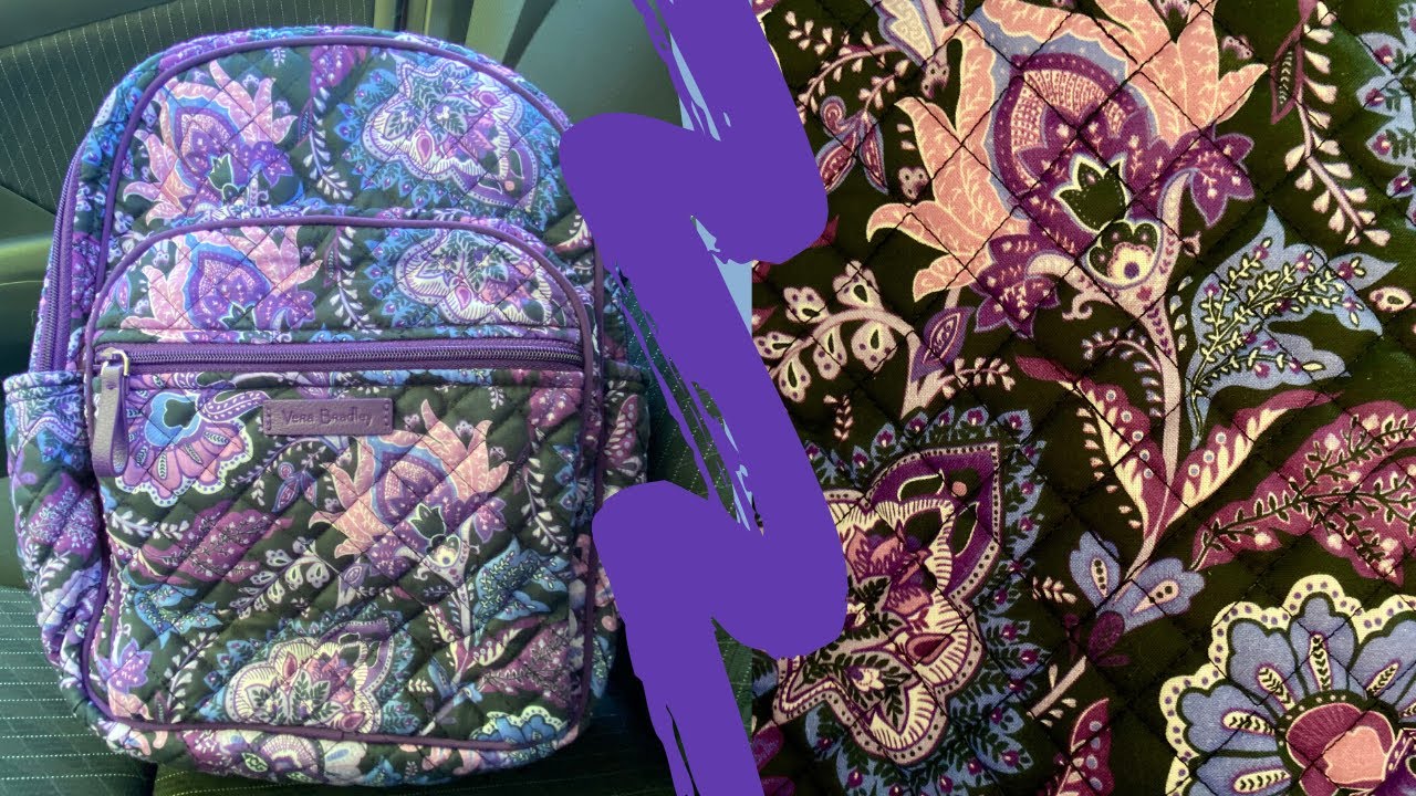 Vera Bradley Java Purple Custom Small Backpack Review