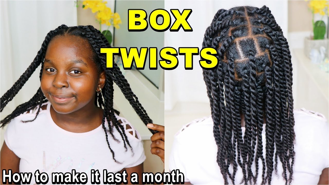 Individual Box Twists Braids on Natural Hair without Extensions | DiscoveringNatural