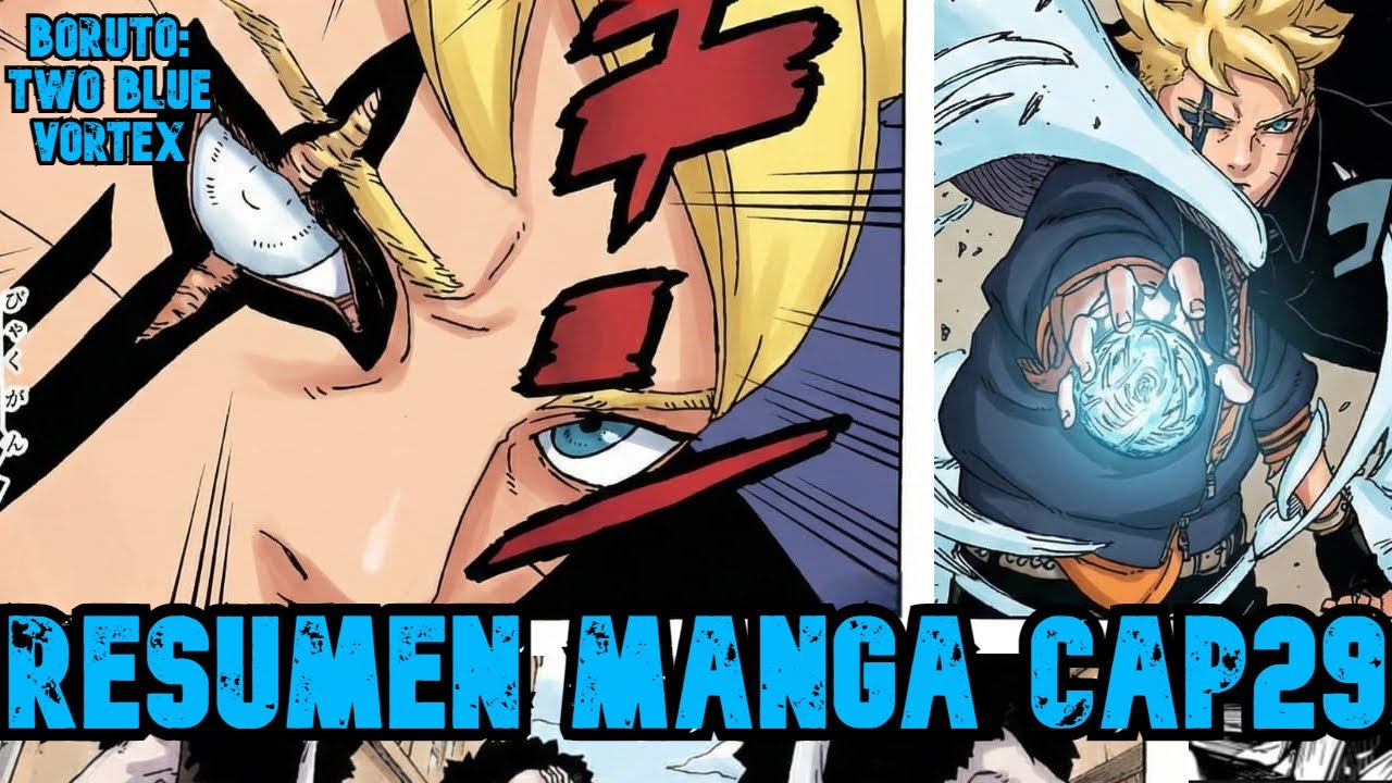 ¡¡AL FIN!! BORUTO DESPIERTA EL BYAKUGAN ❌CAOS TOTAL EN KONOHA!❌BORUTO TWO BLUE VORTEX CAP 29
