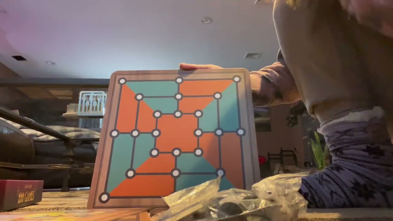 100 Board Games in One Box 5 Reversible Boards, All Pieces Included #gamenight