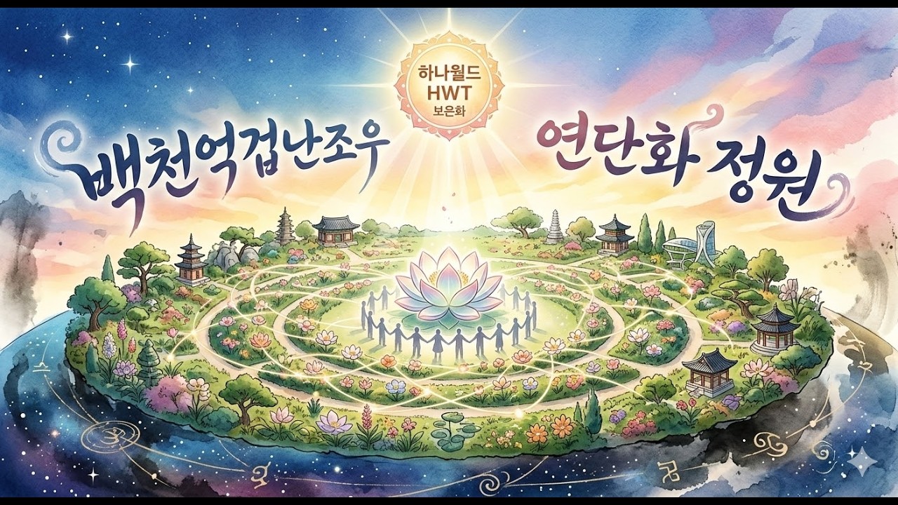 우주에서 인간까지?! 인류 문명의 비밀 서사와 연단화 정원, 정혜심, 하나월드, 보은화 HWT의 상징성을 담은 노래! | 선혜 엔터테인먼트 |