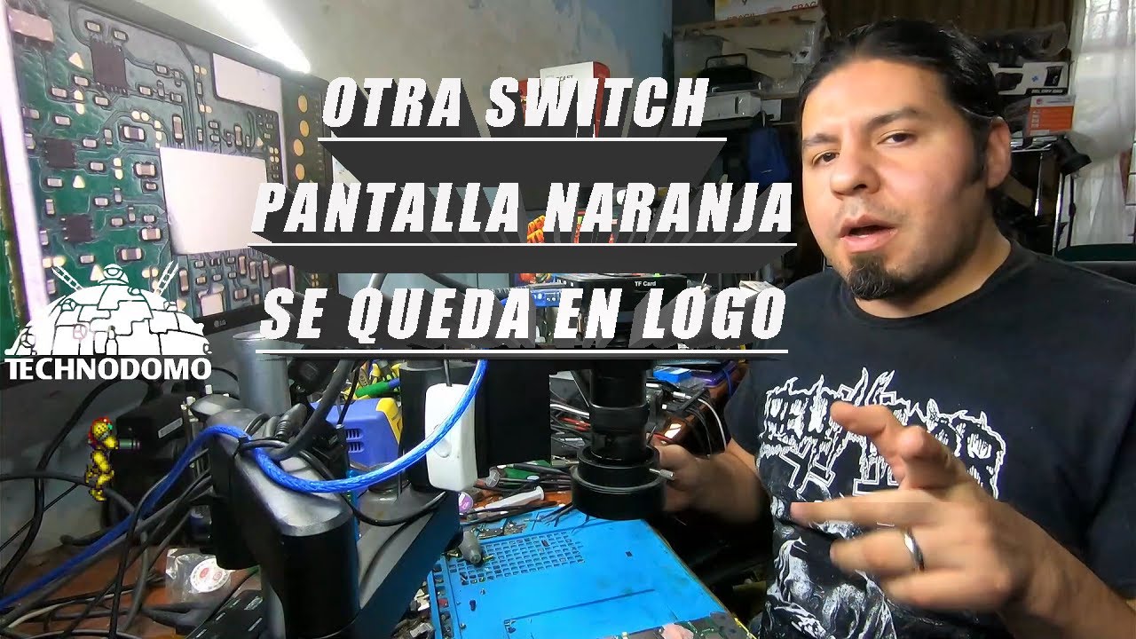 REPARACIÓN NINTENDO SWITCH SE QUEDA EN LOGO / NINTENDO SWITCH PANTALLA NARANJA