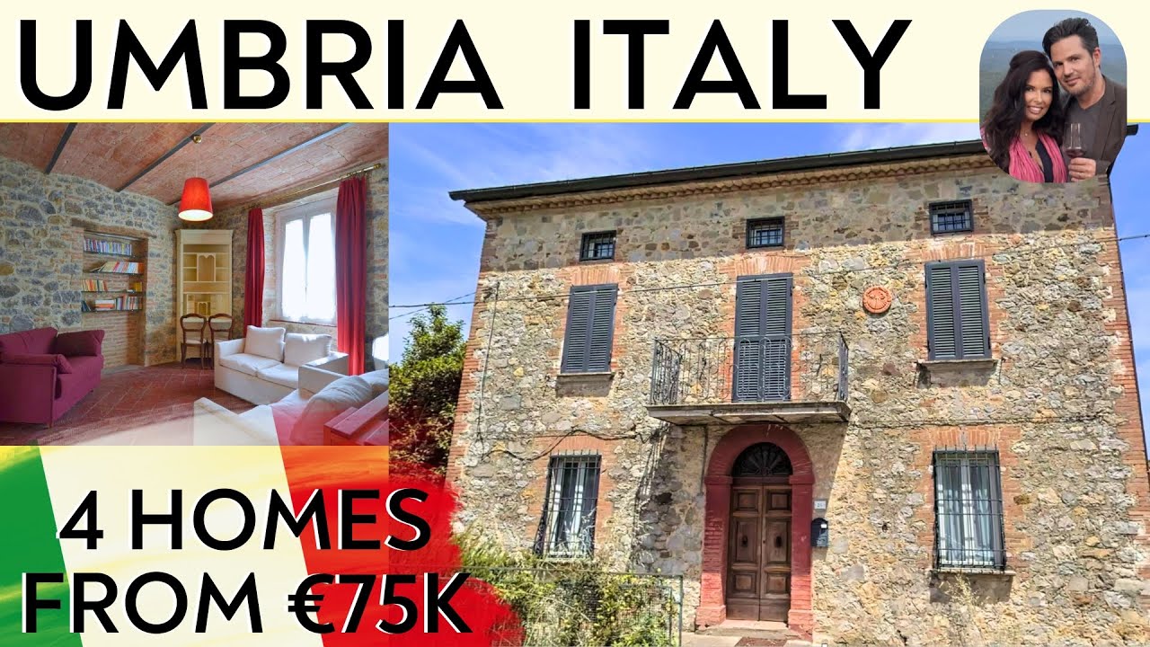 4 Stunning Homes for Sale in Umbria, Italy - Italian Houses