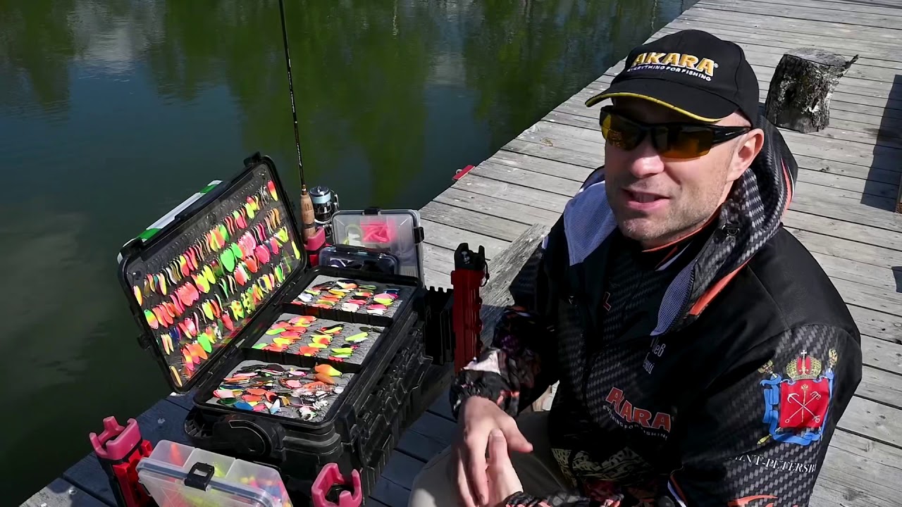 Обзор своего ящика для форелевой ловли🎣
