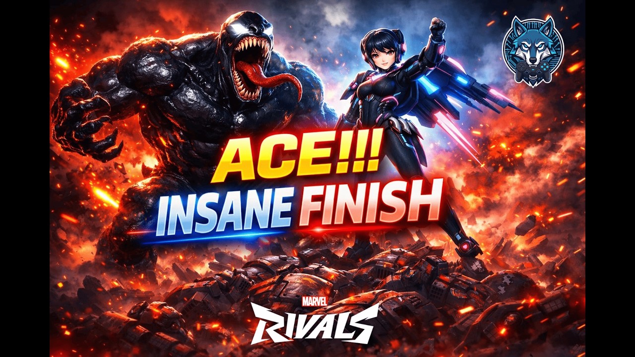 ACE Finish 🔥 Venom + Peni Parker = Verithanam | REAL DOMINATION 😎