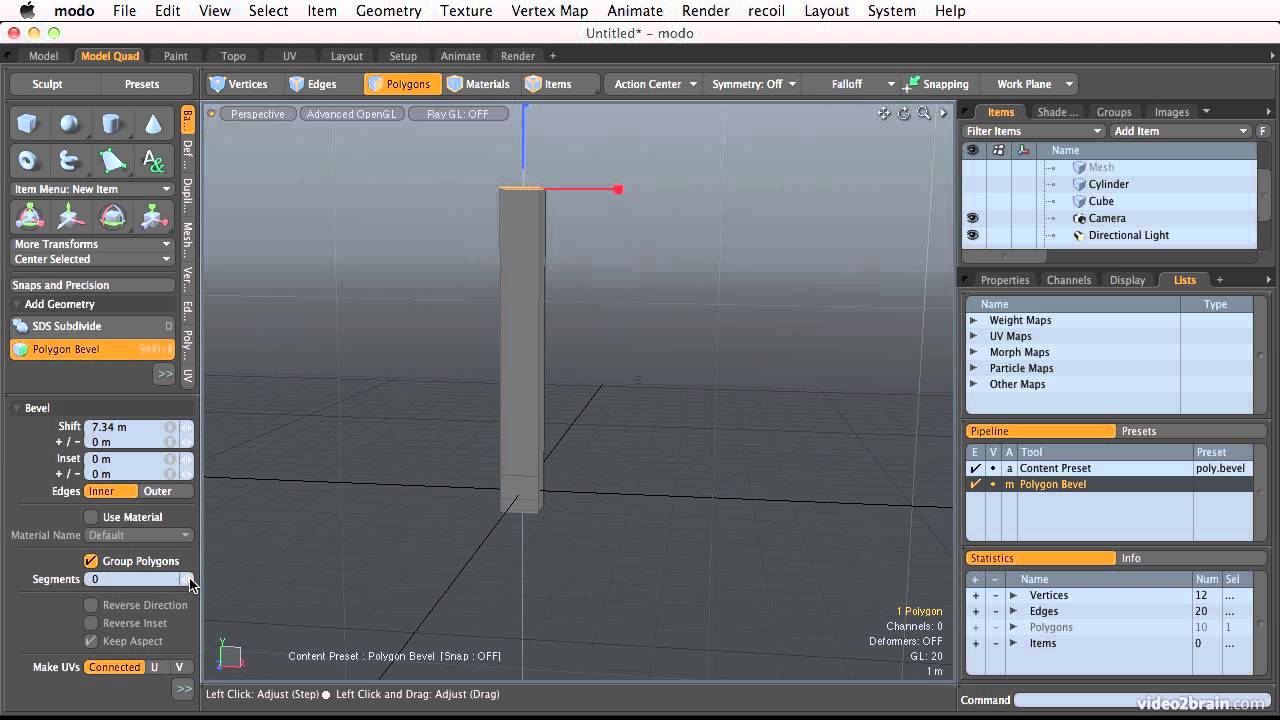 Polygonal Modeling Techniques