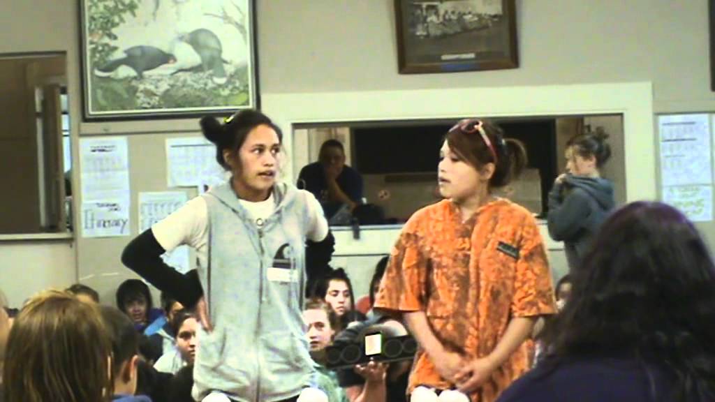 Adrina and Mari song at Owae Marae, Waitara