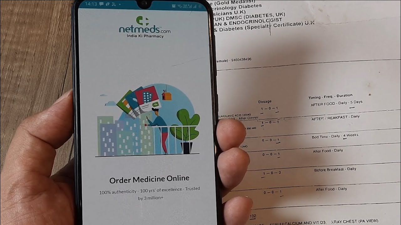 how to order medicines online on netmed step by step (Hindi)