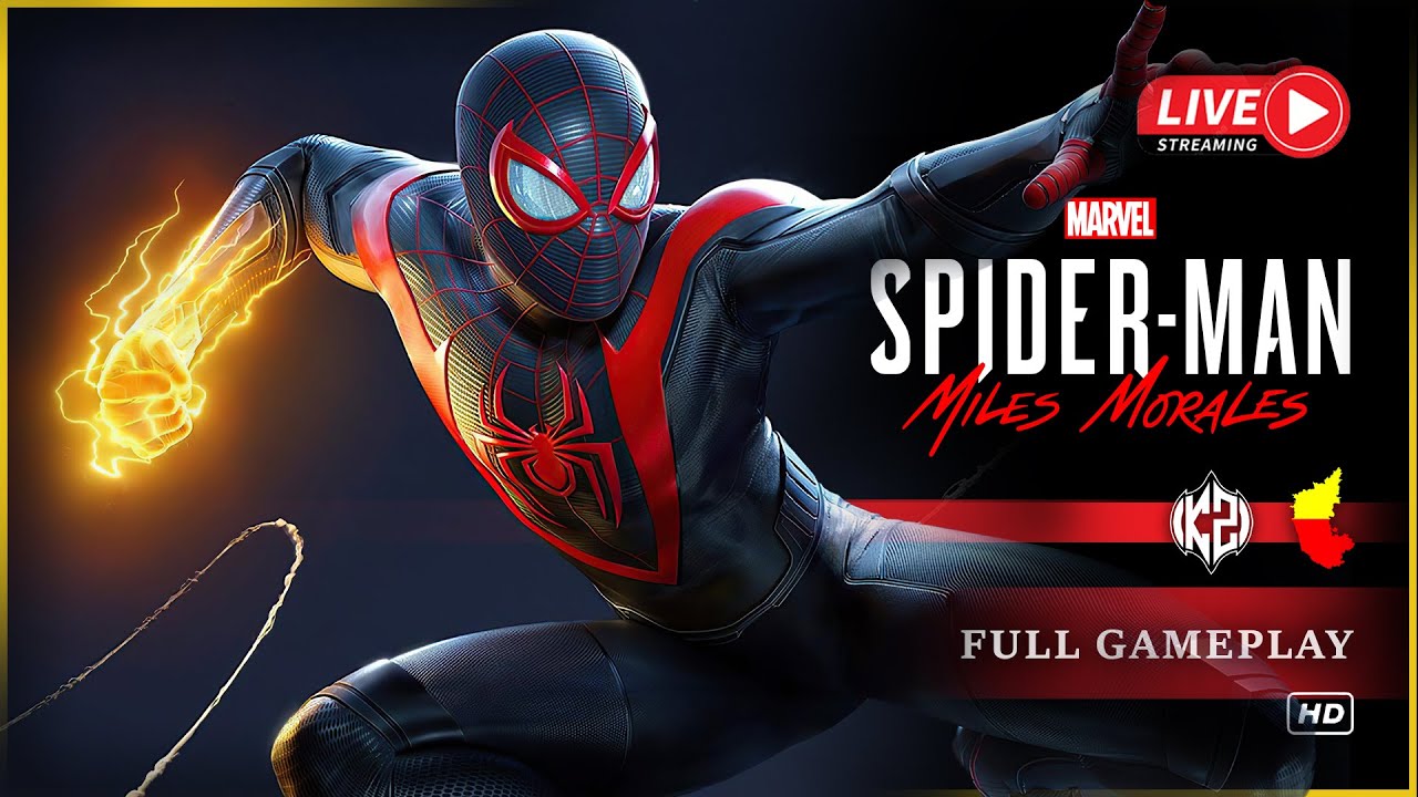 Marvel's Spider-Man: Miles Morales |  PART 1|🔴Live Gameplay| #spidermanmilemorales  #spidermangame