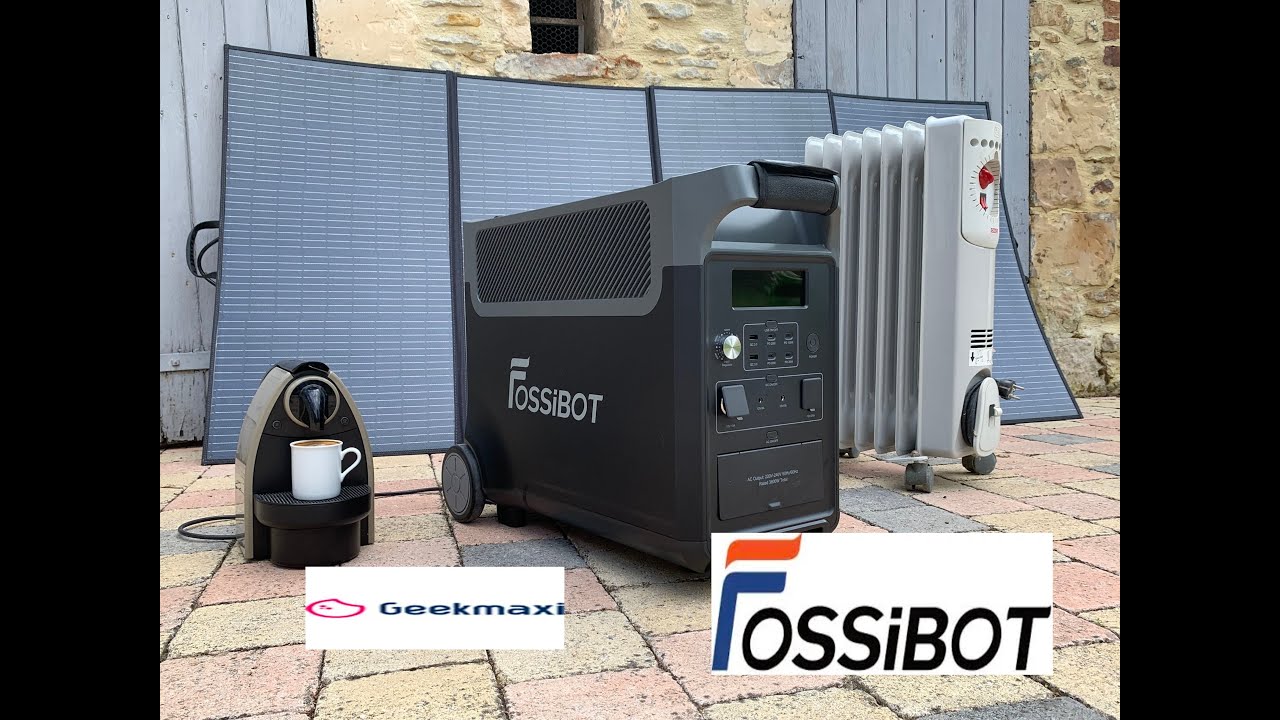 CODE PROMO FOSSIBOT F3600 + PANNEAU SP430 Test et description générateur solaire 3600w