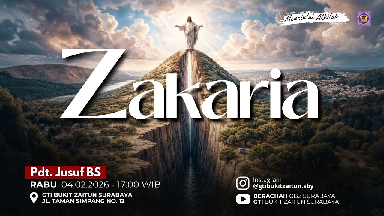 04.02.2025 - Khotbah Ibadah Rabu - Kitab Zakaria - oleh Pdt. Jusuf BS