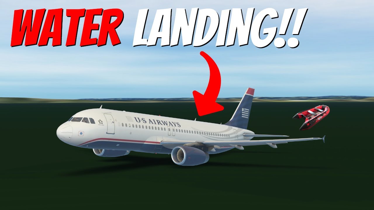 I had an emergency water crash landing on infinite flight!! (CRASHED??)
