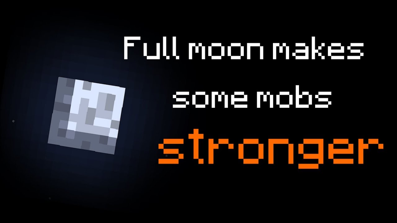 How moon phases impact Minecraft's difficulty