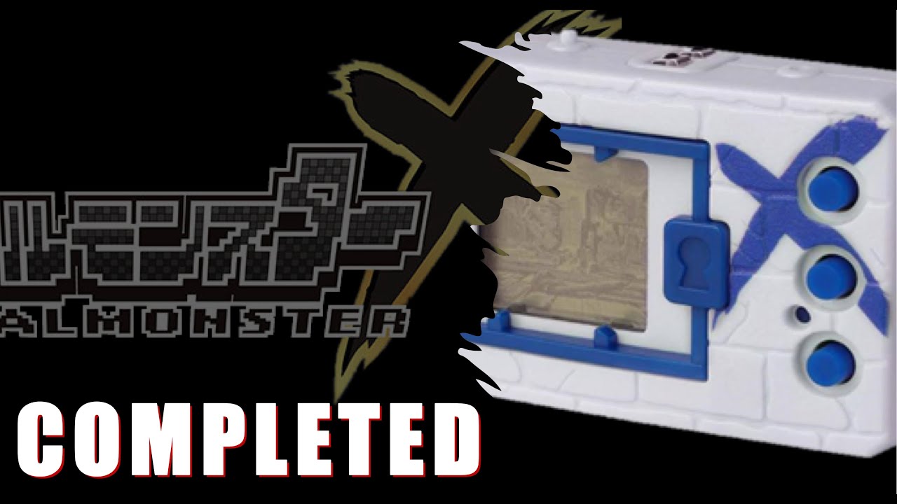 Digital Monster X Ver.1 White-Blue COMPLETED! ALL DIGIMON RAISED!
