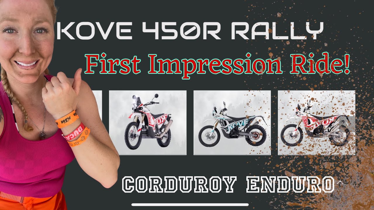 KOVE 450 Rally first impression ride (girls) perspective!
