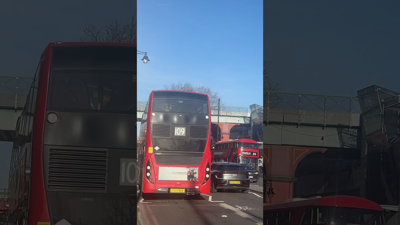 SK20BAA on route 109 departing at Brixton &lsquo;2033&rsquo;
