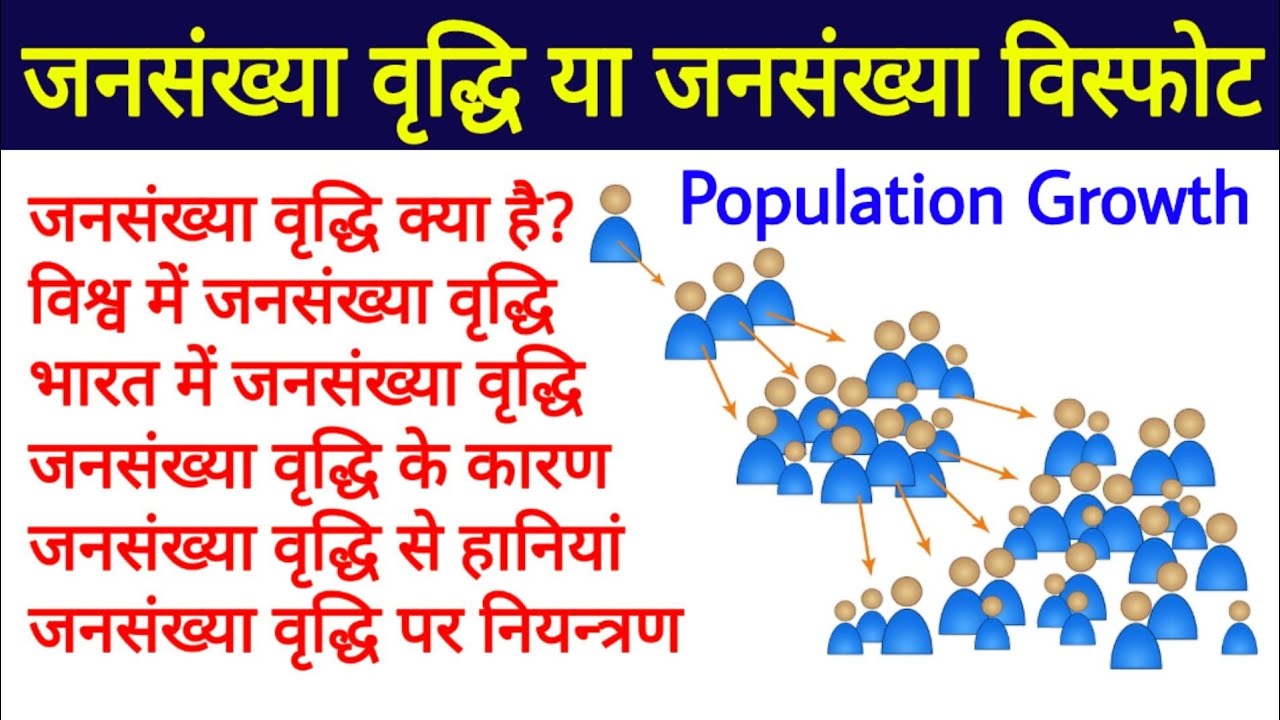 jansankhya vriddhi | Population growth | jansankhya vriddhi ke karan | jansankhya visfot | biology
