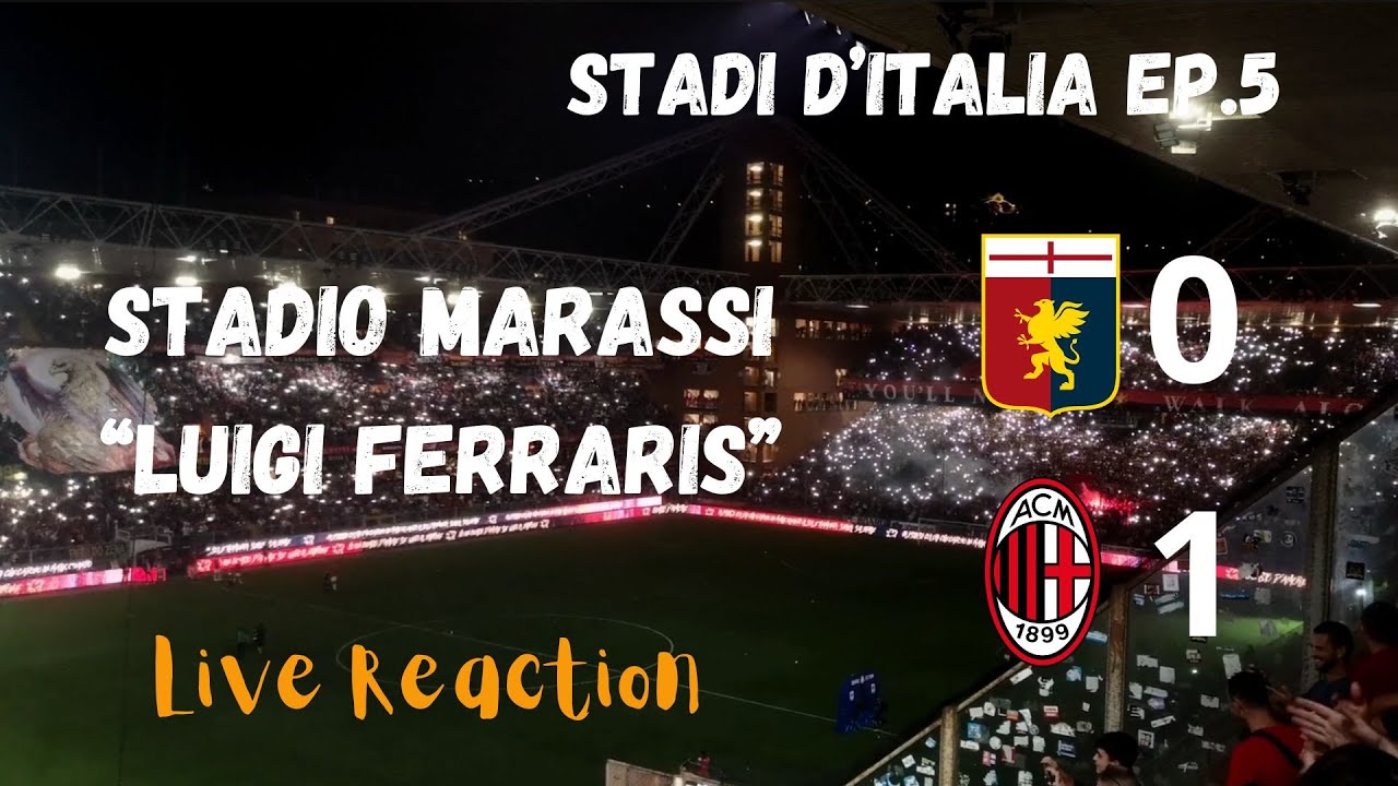 GENOA - MILAN 0-1 Recensione Stadio Marassi || Live reaction tagliata :( || #genoa #milan #seriea