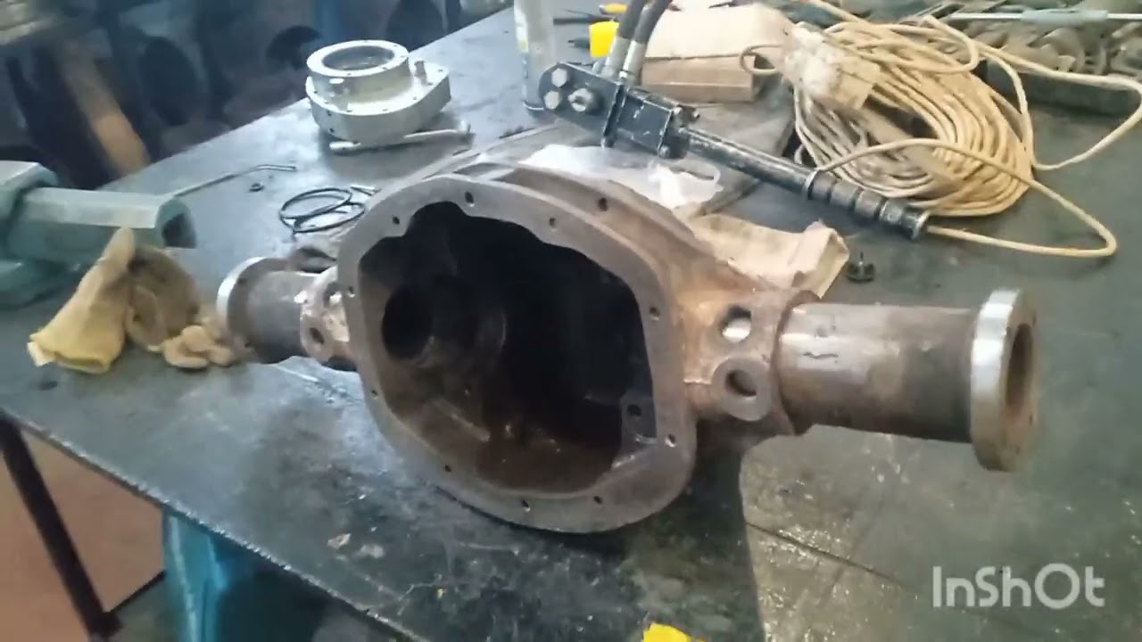 Передний ведущий мост на минитрактор. Чулок моста. (часть 2).