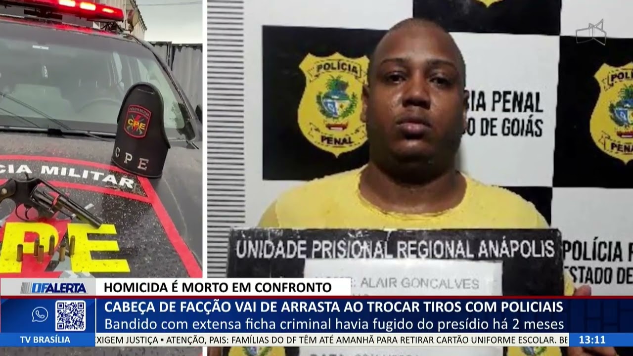 DF ALERTA -  Cabeça de facção vai de arrasta ao trocar tiros com policiais