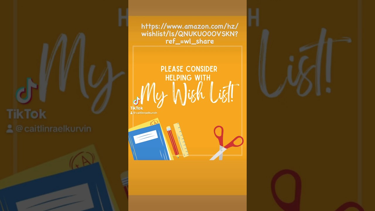 Teacher wishlist info!   