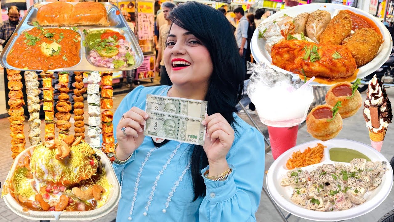 Rs 1000 Street Food Challenge | Chandigarh Food Challenge